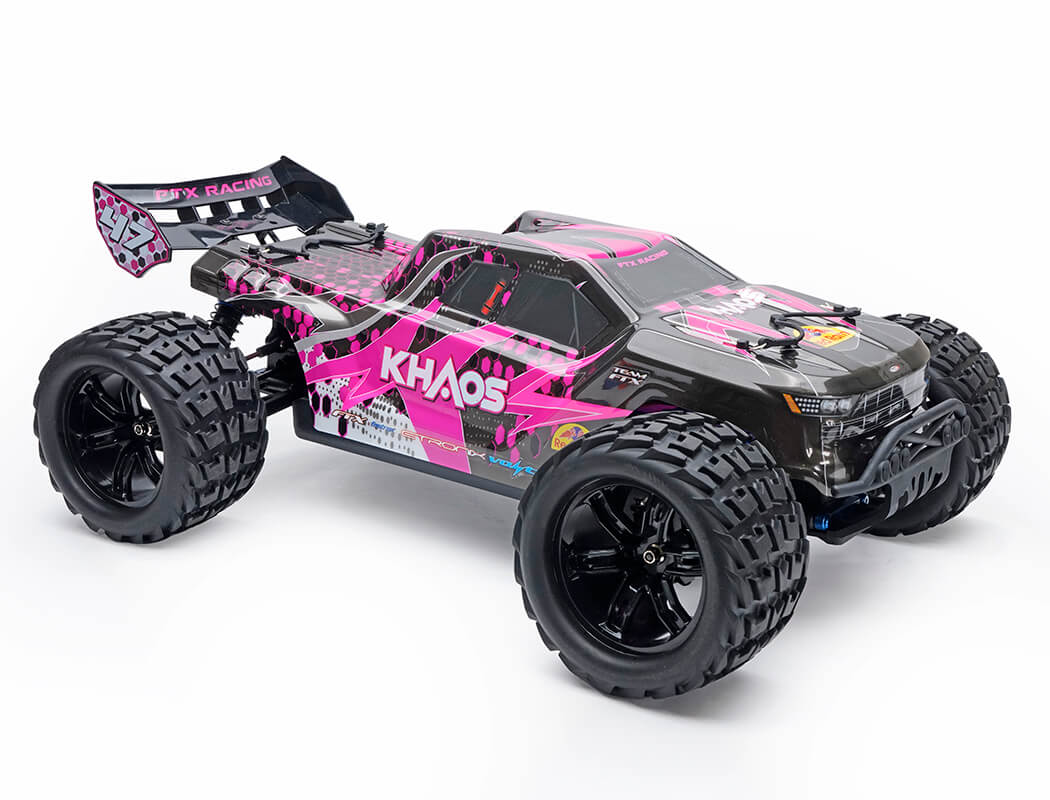 FTX KHAOS 1/10 BRUSHLESS 4WD TRUGGY RTR WITH 3S LIPO & CHARGER - PURPLE
