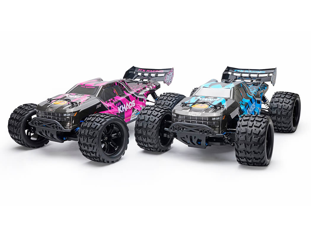 FTX KHAOS 1/10 BRUSHLESS 4WD TRUGGY RTR WITH 3S LIPO & CHARGER - PURPLE