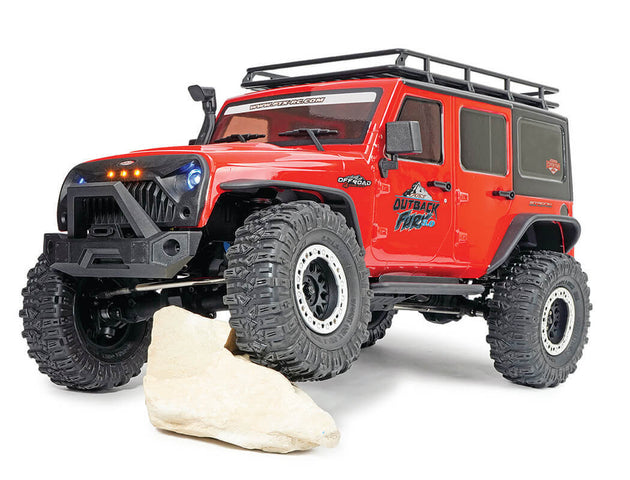 FTX OUTBACK FURY 3.0 4X4 RTR TRAIL CRAWLER - RED