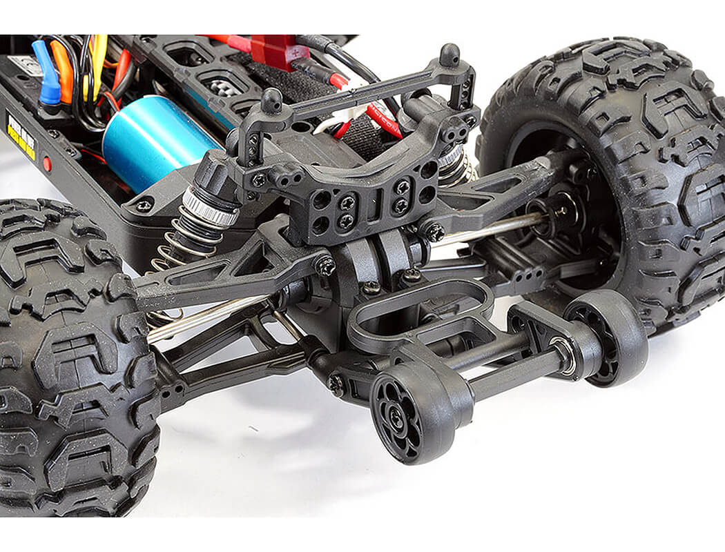 FTX TRACER 1/16 4WD BRUSHLESS MONSTER TRUCK RTR - RED