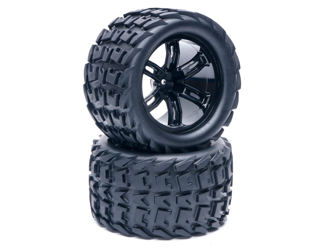 FTX KHAOS MOUNTED WHEELS/TYRES 50 (PR)