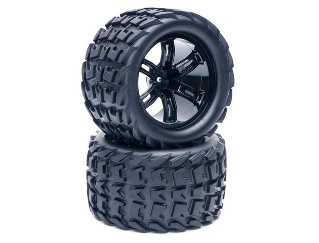 FTX KHAOS MOUNTED WHEELS/TYRES 50 (PR)