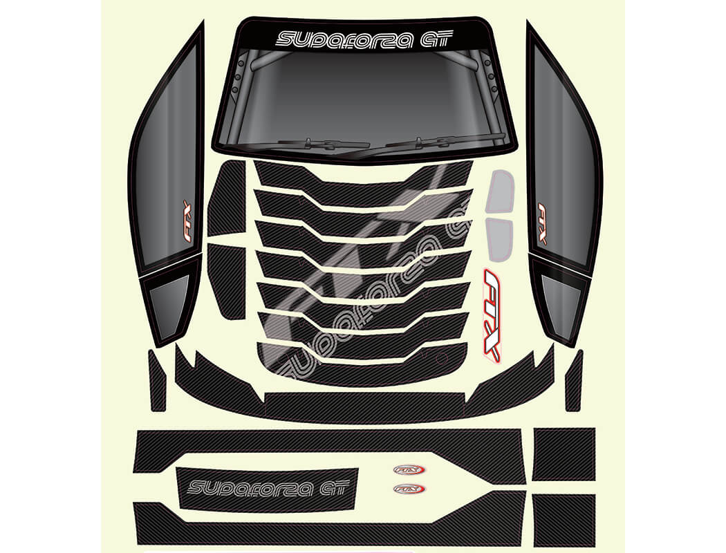 FTX SUPAFORZA DECAL SHEET