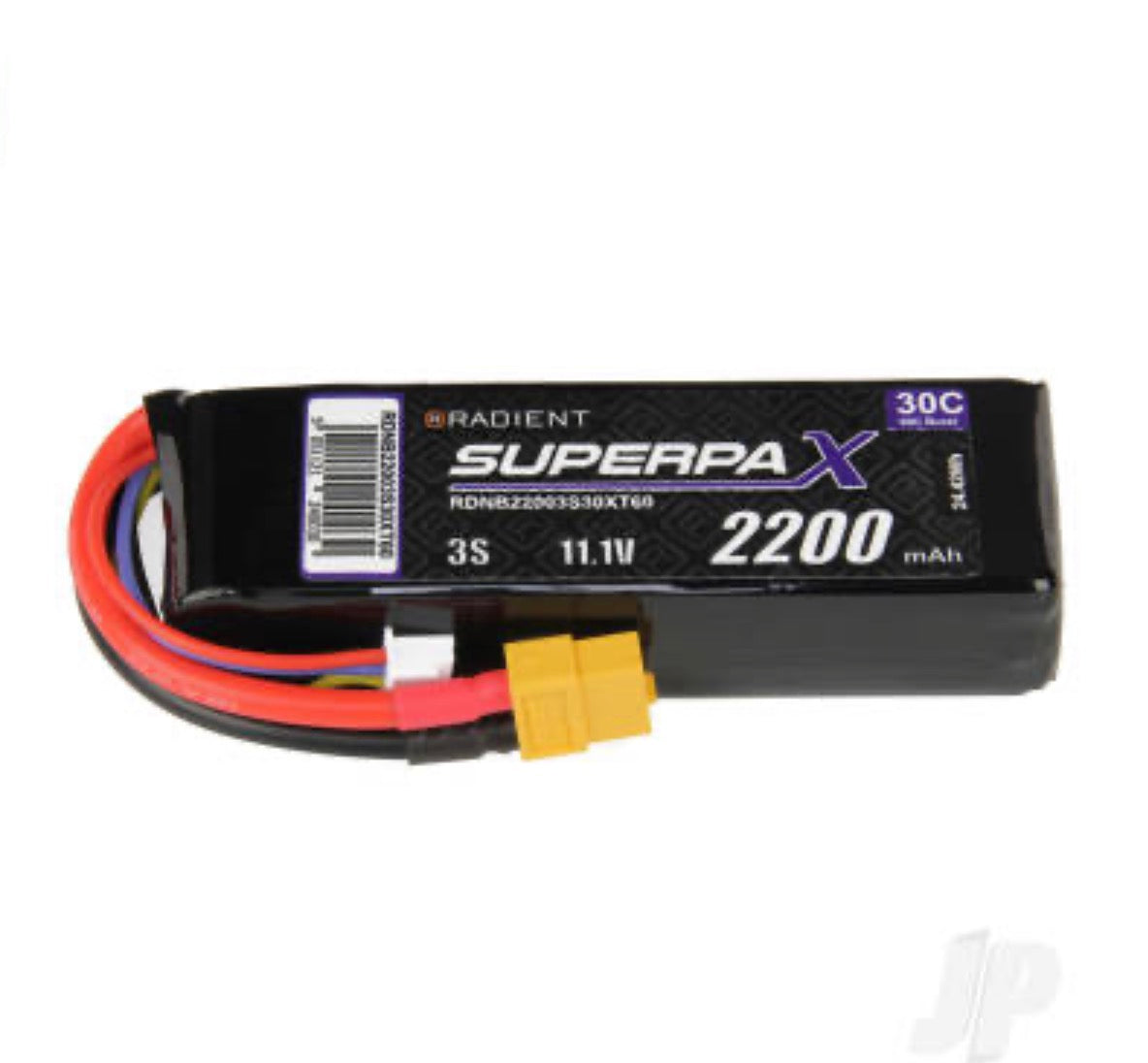 Radient LiPo 3S 2200mAh 11.1V 30C XT60 #RDNB22003S30XT60