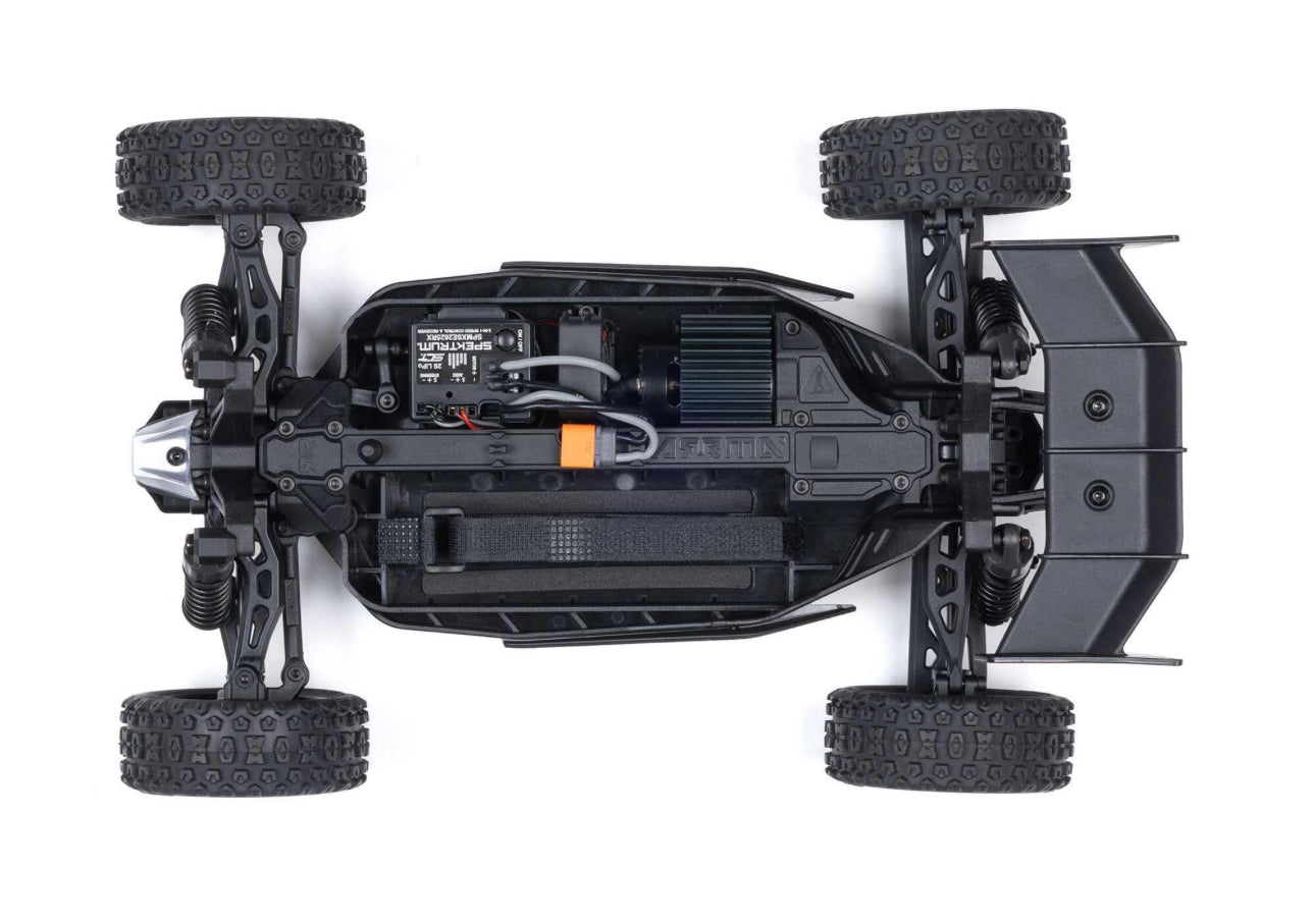 1/14 ARRMA Typhon GROM 4wd Smart RTR w/Lipo Batt/USB Chg Red/White