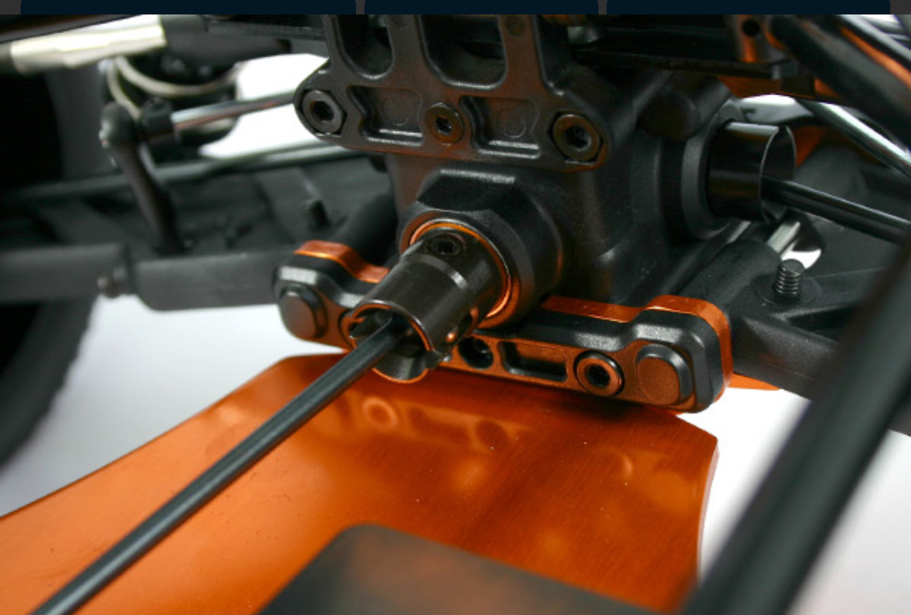 HOBAO HYPER CAGE TRUGGY ELECTRIC ROLLER CHASSIS - BLACK
