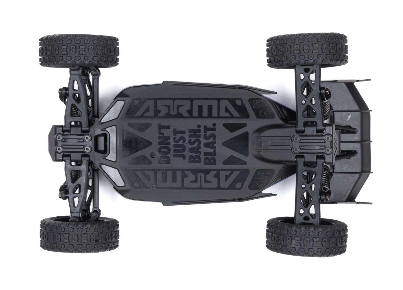 1/14 ARRMA Typhon GROM 4wd Smart RTR w/Lipo Batt/USB Chg Red/White