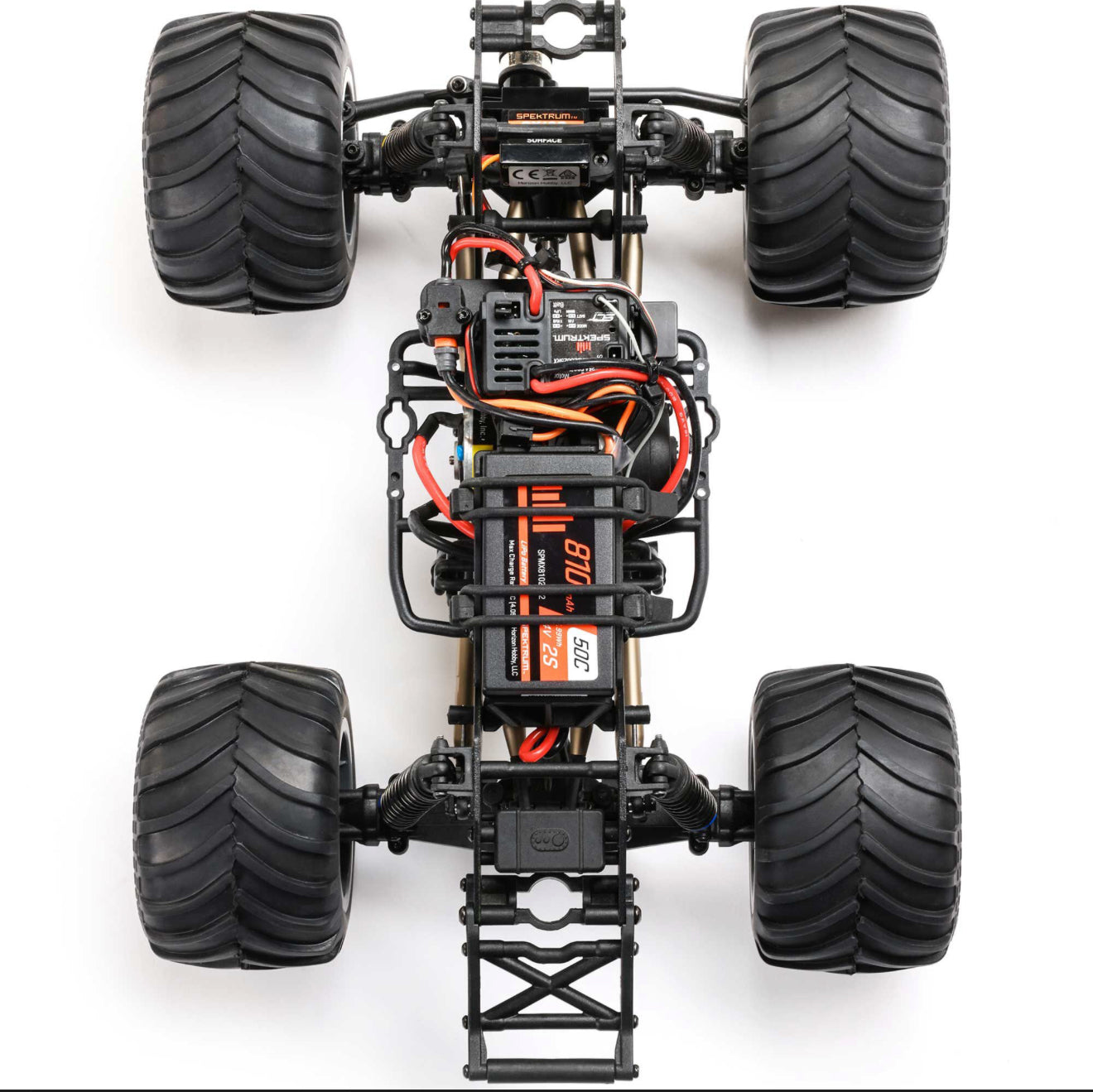 Losi 1/18 Mini LMT Megalodon 2S 4X4 RTR Brushed Monster Truck #C-LOS01026T3