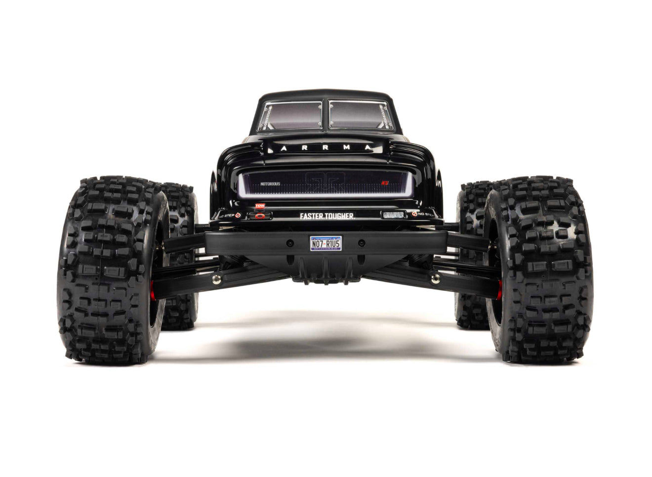 Arrma 1/8 NOTORIOUS 6S V6 4X4 BLX Stunt Truck RTR - BLACK  #C-ARA8611V6T1