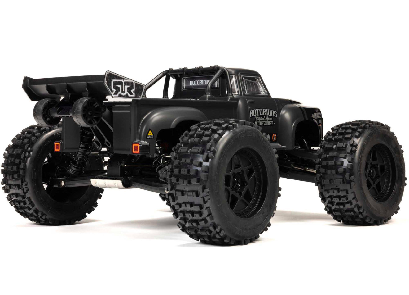 Arrma 1/8 NOTORIOUS 6S V6 4X4 BLX Stunt Truck RTR - BLACK  #C-ARA8611V6T1