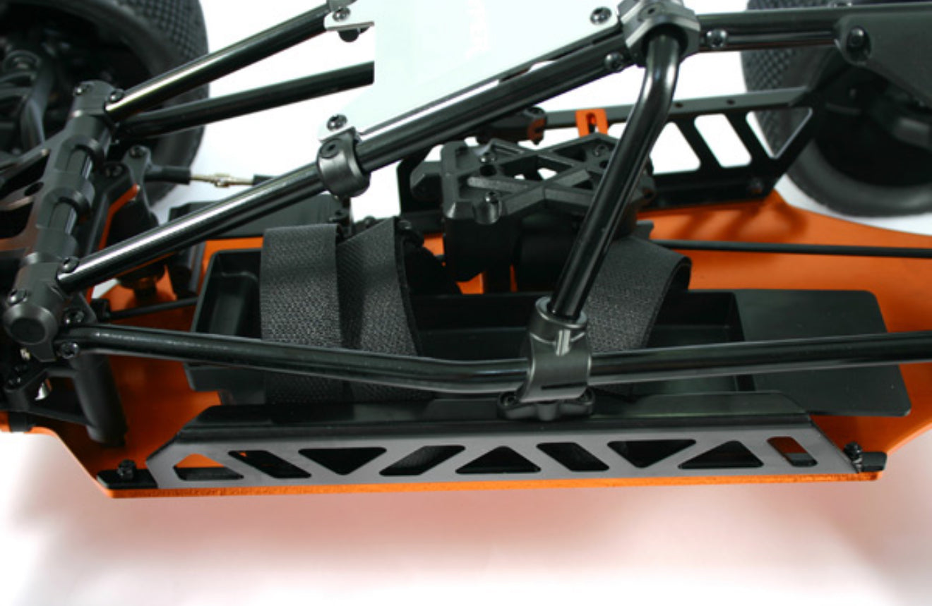 HOBAO HYPER CAGE TRUGGY ELECTRIC ROLLER CHASSIS - BLACK