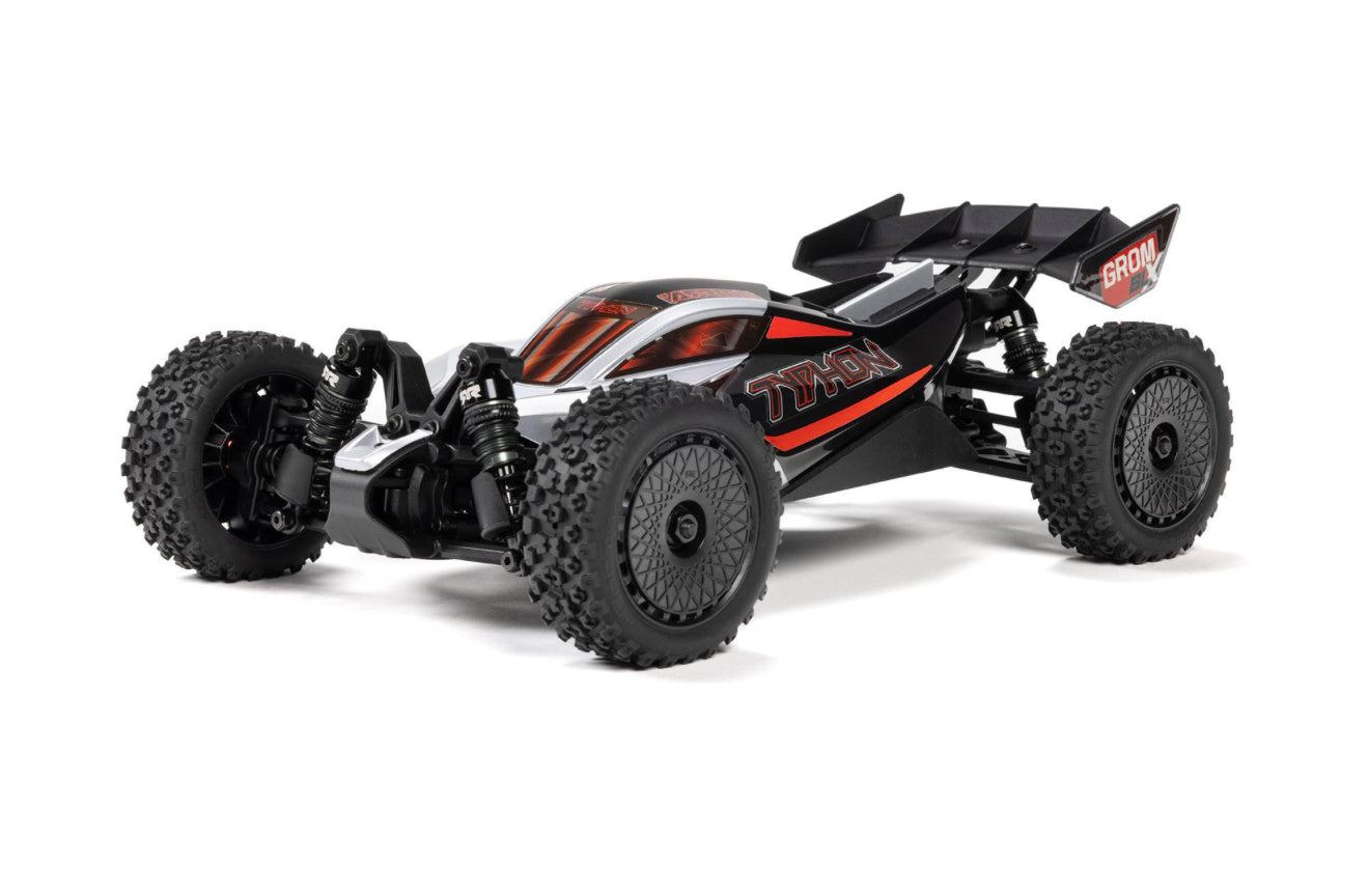 Arrma 1/14 TYPHON GROM 223S BLX 4X4 Buggy (No Batt/Charg) Silver #C-ARA2306T1