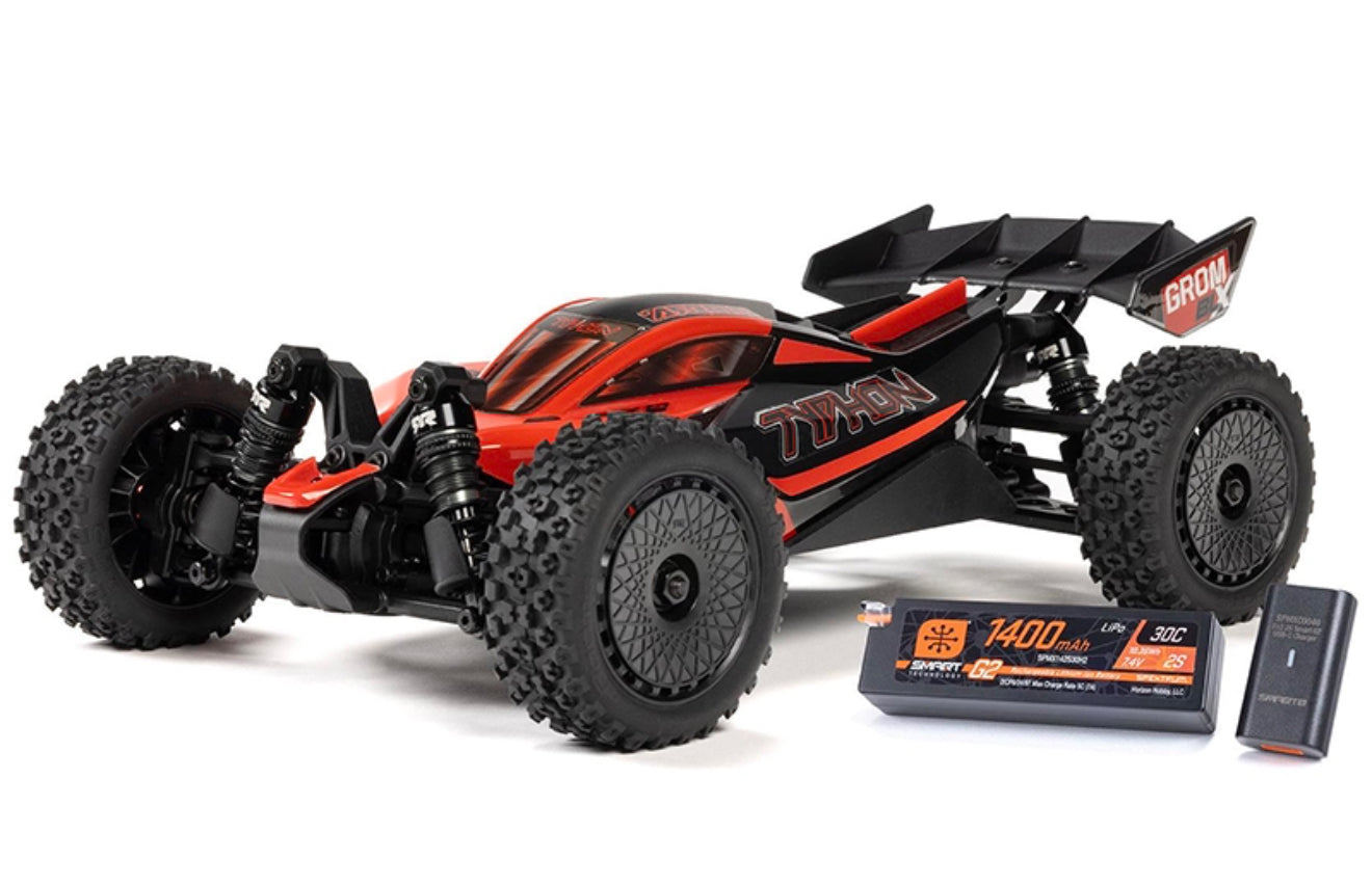 Arrma 1/14 TYPHON GROM 223S BLX 4X4 with Batt/Charger Red #C-ARA2306ST1