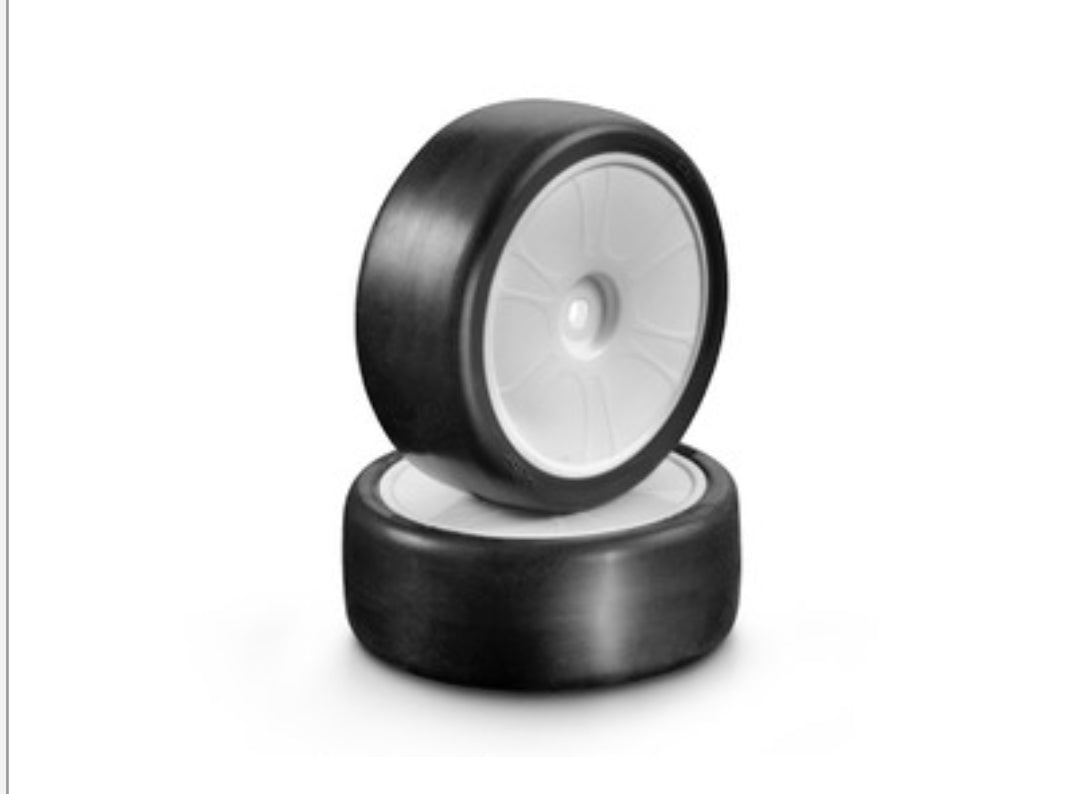 HUDY 1/10 TOURING CARPET TIRE C3-28 (4) #DY803053