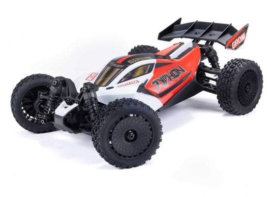1/14 ARRMA Typhon GROM 4wd Smart RTR w/Lipo Batt/USB Chg Red/White