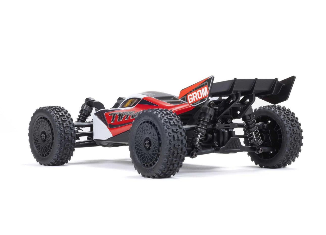 1/14 ARRMA Typhon GROM 4wd Smart RTR w/Lipo Batt/USB Chg Red/White
