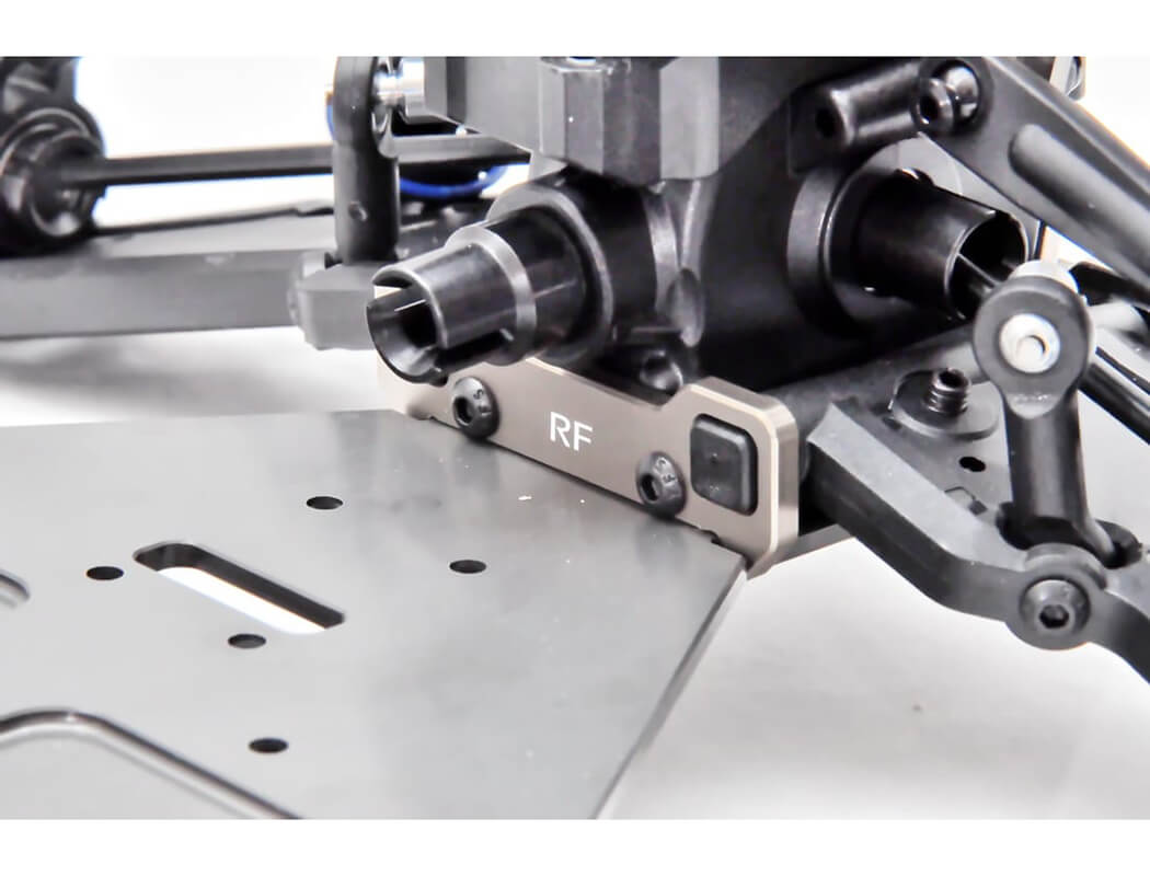 HOBAO HYPER 10SC 2.0 CNC ALUMINIUM FRONT LOWER ARM HOLDER (RF)