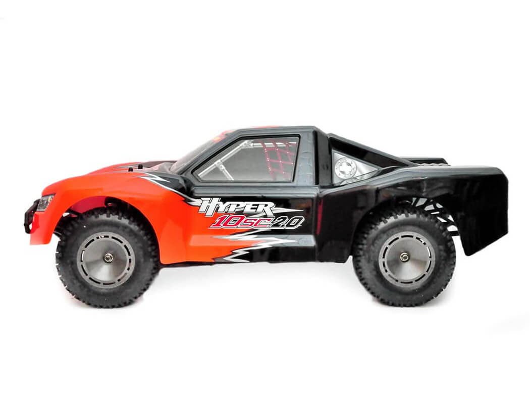 HOBAO HYPER 10SC 2.0 PRINTED BODYSHELL - BLACK/ORANGE