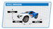 HOBAO HYPER 10SC 2.0 ELECTRIC TRUCK RTR WITH BLUE/WHITE BODY