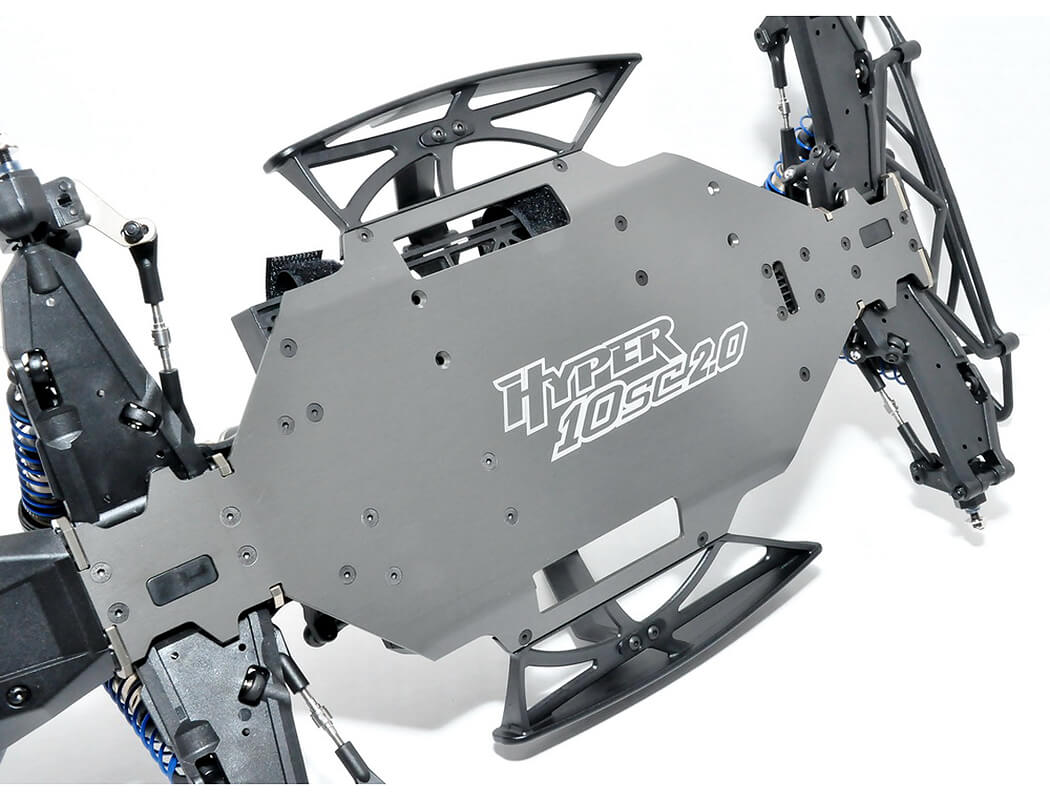 HOBAO HYPER 10SC 2.0 ELECTRIC TRUCK RTR WITH BLUE/WHITE BODY