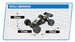 HOBAO HYPER CAGE TRUGGY BLACK NITRO RTR W/MAC28 6P ENGINE
