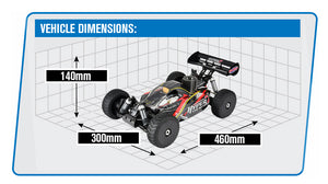 HOBAO HYPER 7 TQ2 RTR BUGGY WITH HYPER 21 TURBO ENGINE