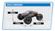 HOBAO HYPER MT SPORT PLUS ELEC RTR W/HW150A ESC, 18KG SERVO - GREY