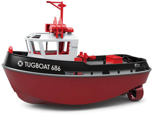 HENG LONG 1/72 RTR TUGBOAT 686 2.4GHZ 230MM LENGTH BLACK