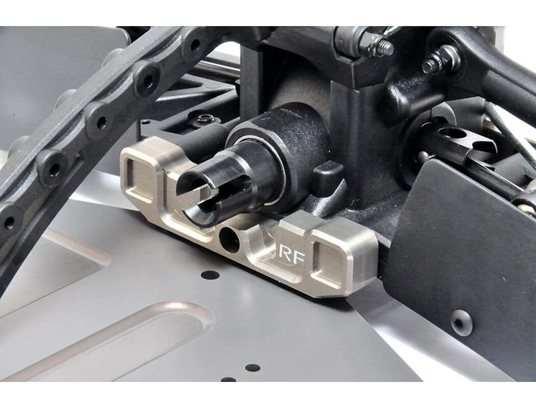 HOBAO HYPER VS2 REAR LOWER ARM HOLDER (RF) NEW WITH POM PILLS