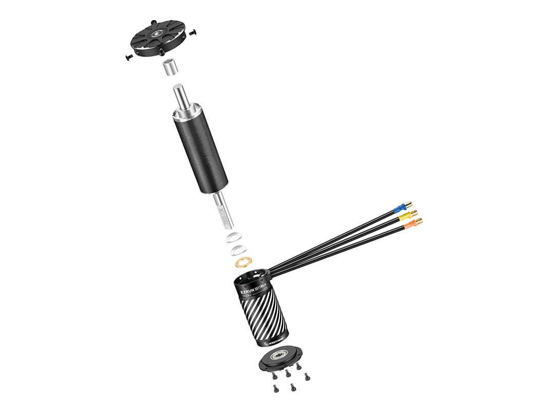 HOBBYWING EZRUN 1/5TH 5690SL 2400KV G2 MOTOR (BLACK)