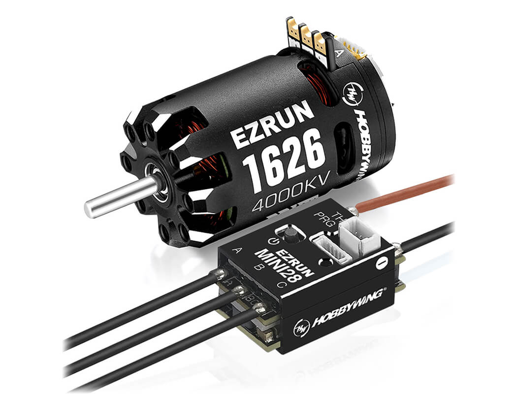 HOBBYWING COMBO EZRUN MINI28 ESC / 1626SD 4000KV DRIFT MOTOR