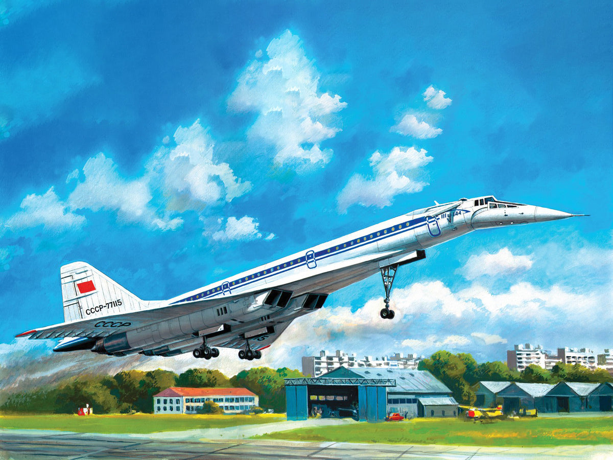 Tupolev-144D Soviet Supersonic Passenger Aircraft