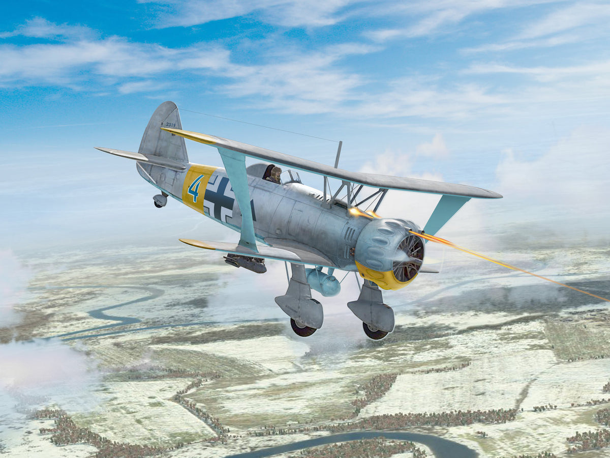 Hs 123A-1 (Late) WWII German Attack Aircraft