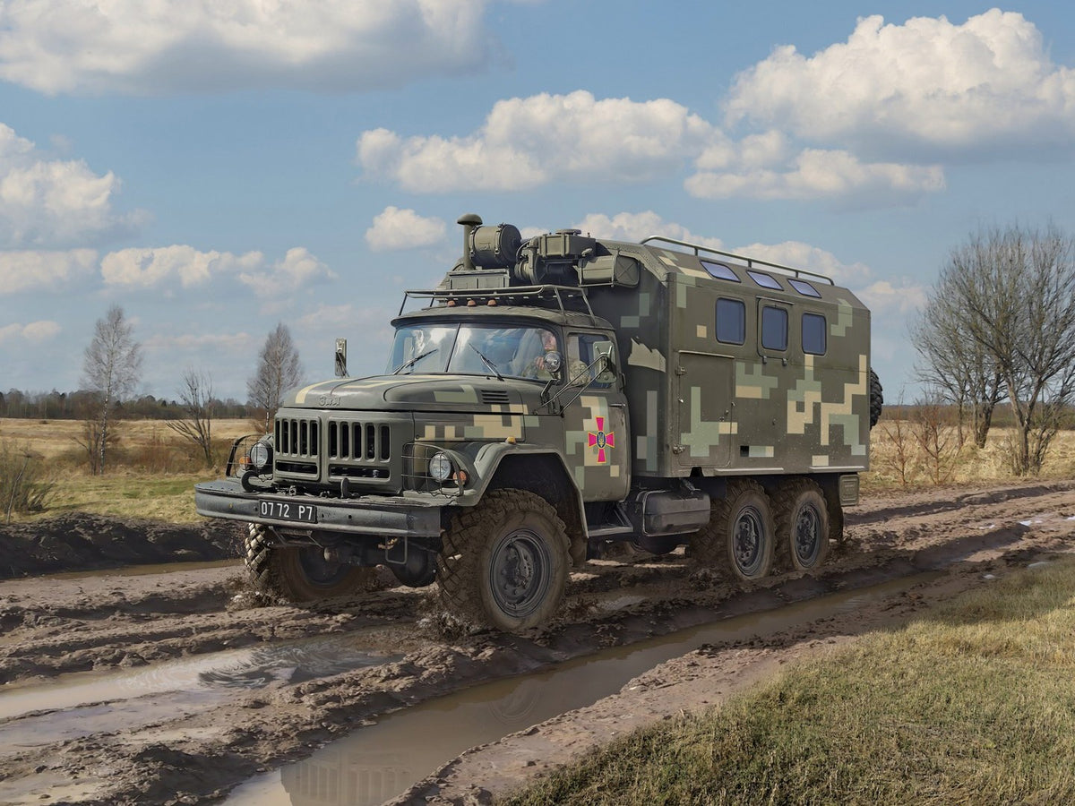 ZiL-131 of the Armed Forces of Ukraine with Driver Figure