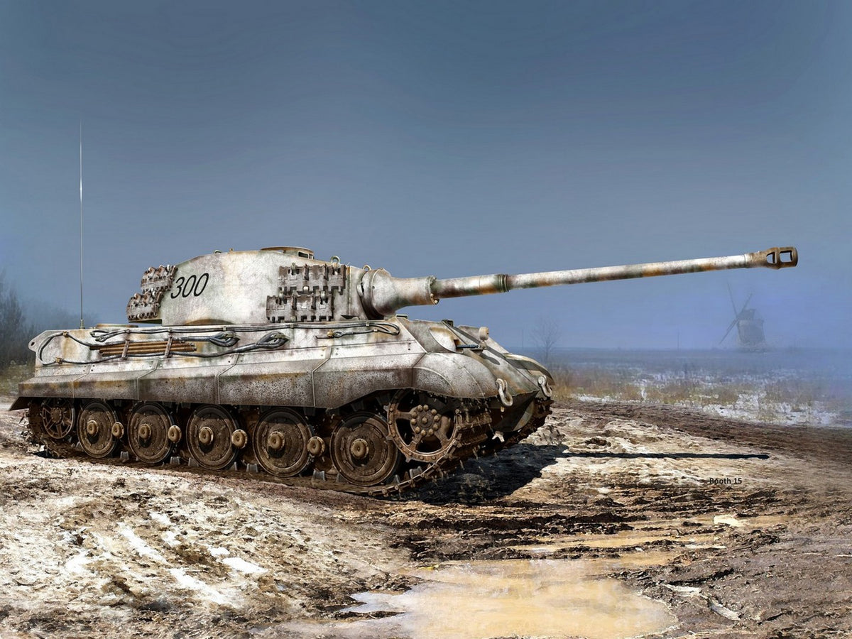 Pz.Kpfw.VI Ausf.B King Tiger with Henschel Turret (Late Production) WWII German Heavy Tank