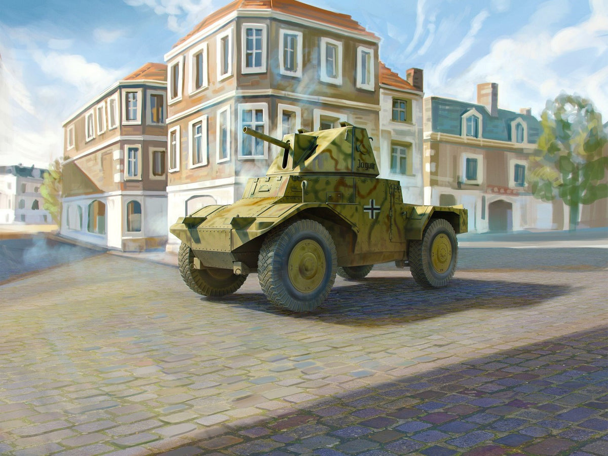 Panzerspähwagen P 204 (f) with CDM Turret WWII German Armoured Vehicle