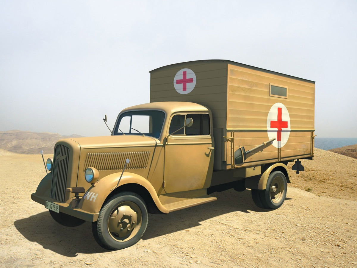Typ 2 5-32 with Shelter WWII German Ambulance Truck