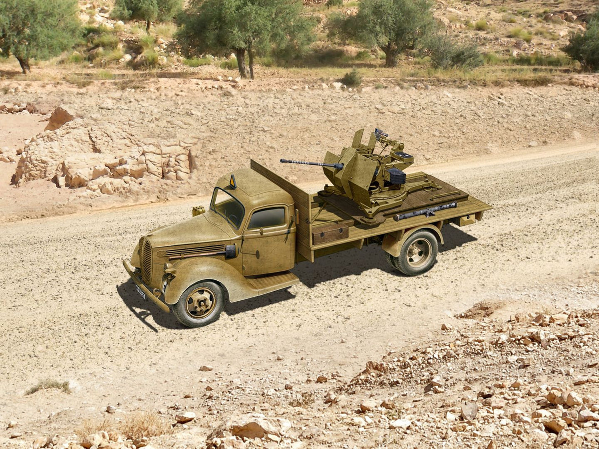 G917T Truppenluftschutzwagen Flak 38 Anti-Aircraft Truck