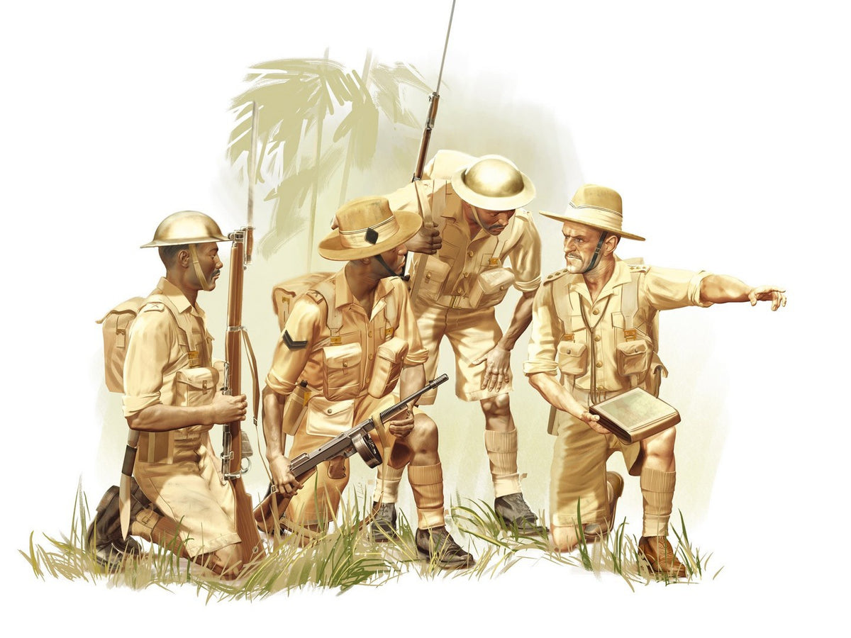 Gurkha Rifles (1944) 4 Figures