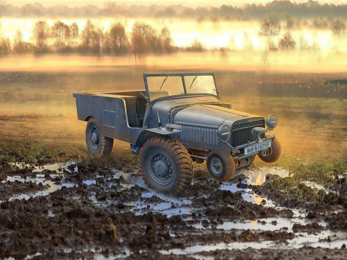 Laffly (f) Typ V15T WWII German Military Vehicle
