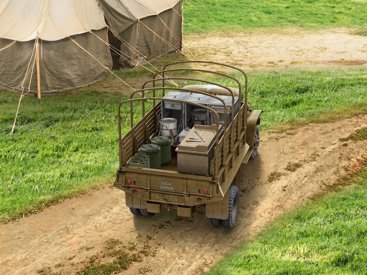 WWII U.S. Army Kitchen Truck with Accessories