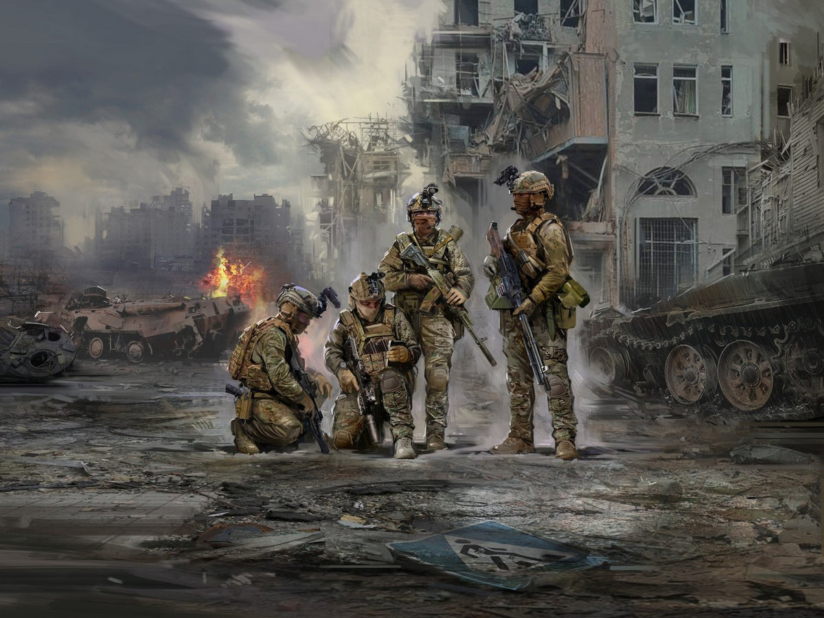 "Quietly Came Quietly Went" Special Operations Forces of Ukraine (4 Figures)