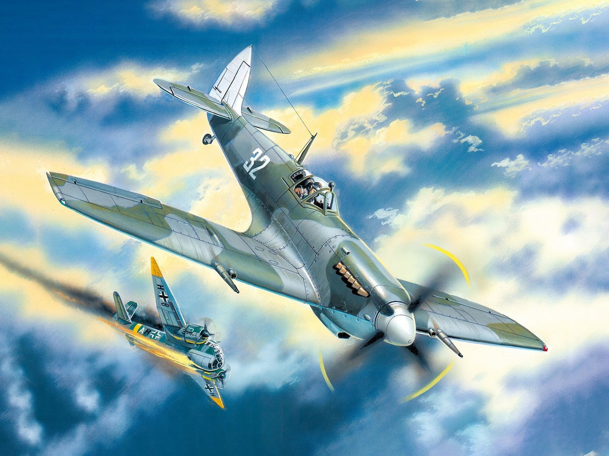 Spitfire LF.IXE WWII Soviet Air Force Fighter Plane