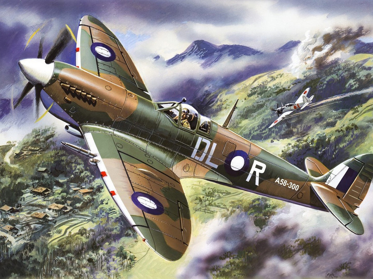 Spitfire Mk.VIII WWII British Fighter Plane