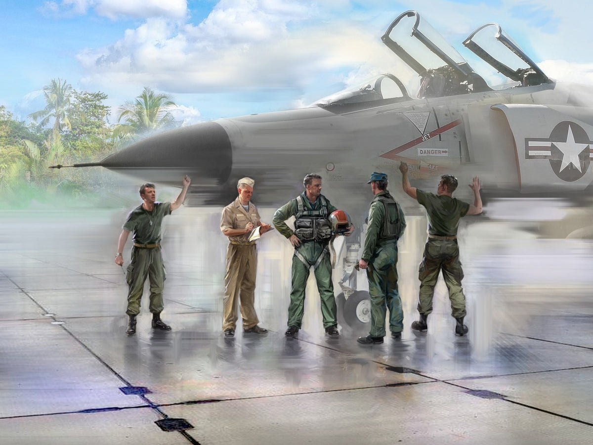 U.S. Pilots & Ground Personnel (Vietnam War) 5 Figures