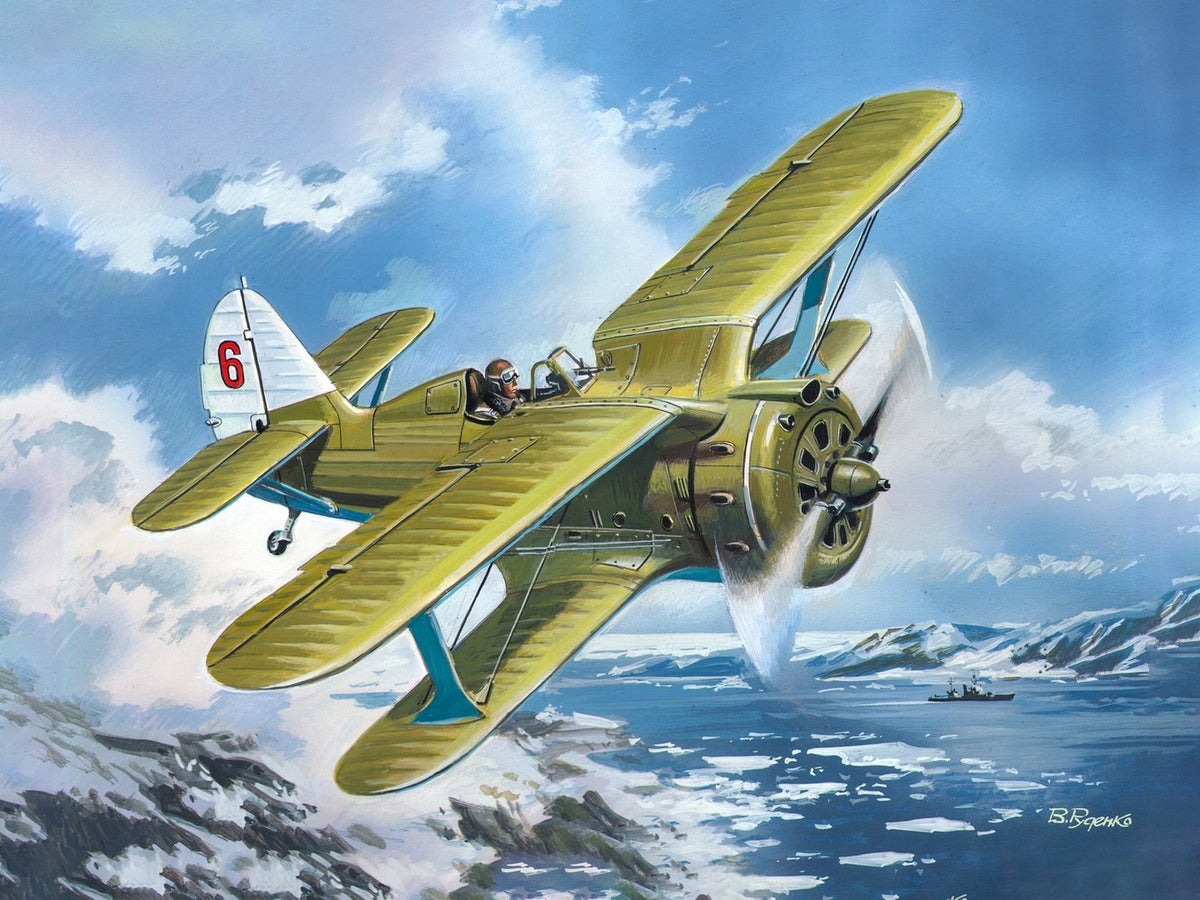 I-153 "Chaika" WWII Soviet Biplane Fighter
