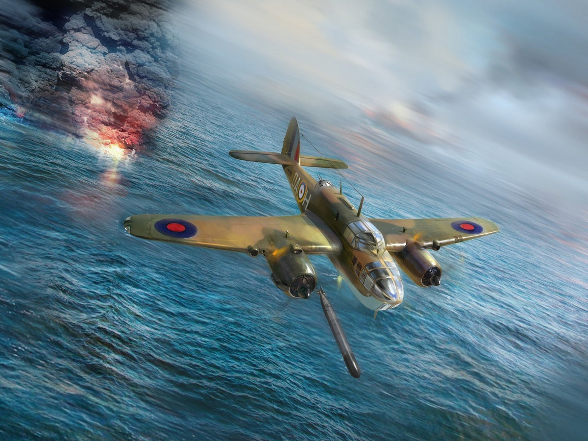 Bristol Beaufort Mk.I WWII British Torpedo-Bomber