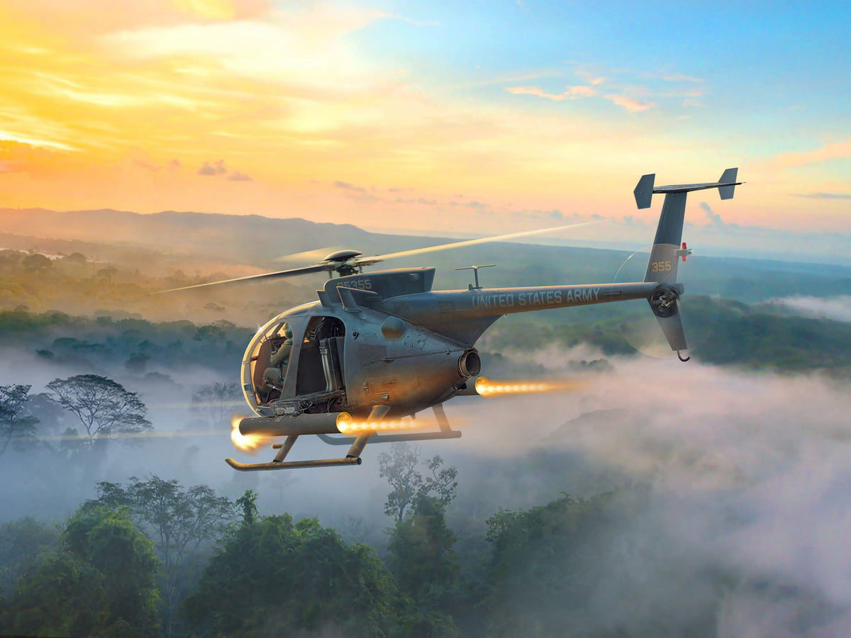 AH-6J Little Bird U.S Special Forces Attack Helicopter