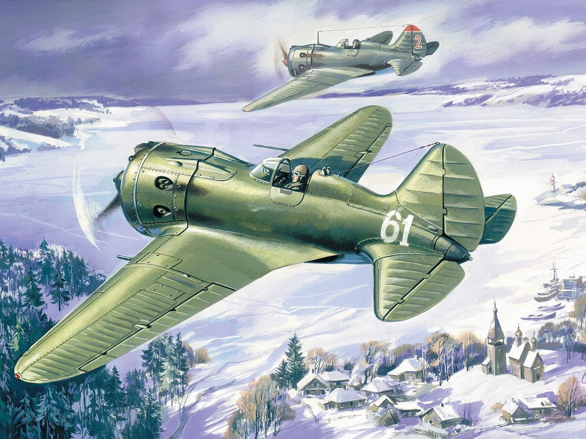 I-16 Type 24 WWII Soviet Fighter Plane