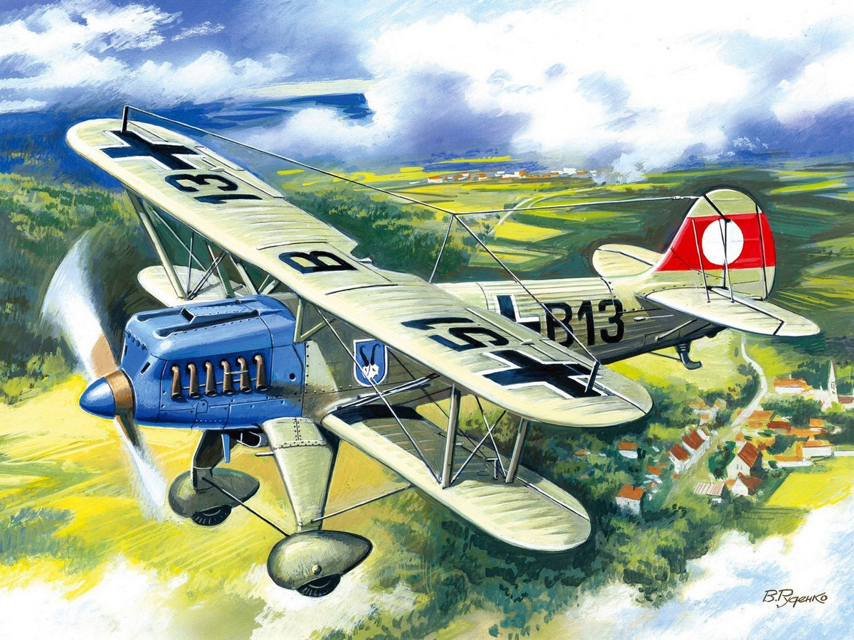 Heinkel He 51A-1 German Biplane Fighter